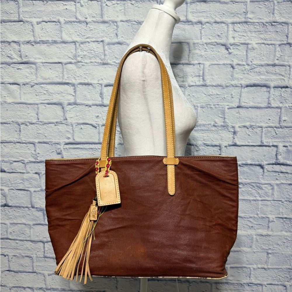 Consuela Flynn East west Canvas Tote Bag